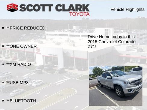 Used 2015 Chevrolet Colorado Z71 AWD/4WD image 8