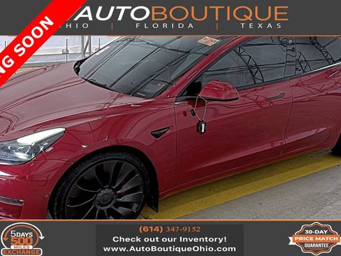 Used 2022 Tesla Model 3 Performance AWD/4WD image 1