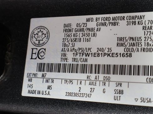 Used 2023 Ford F150 XLT w/ Equipment Group 301A Mid image 45