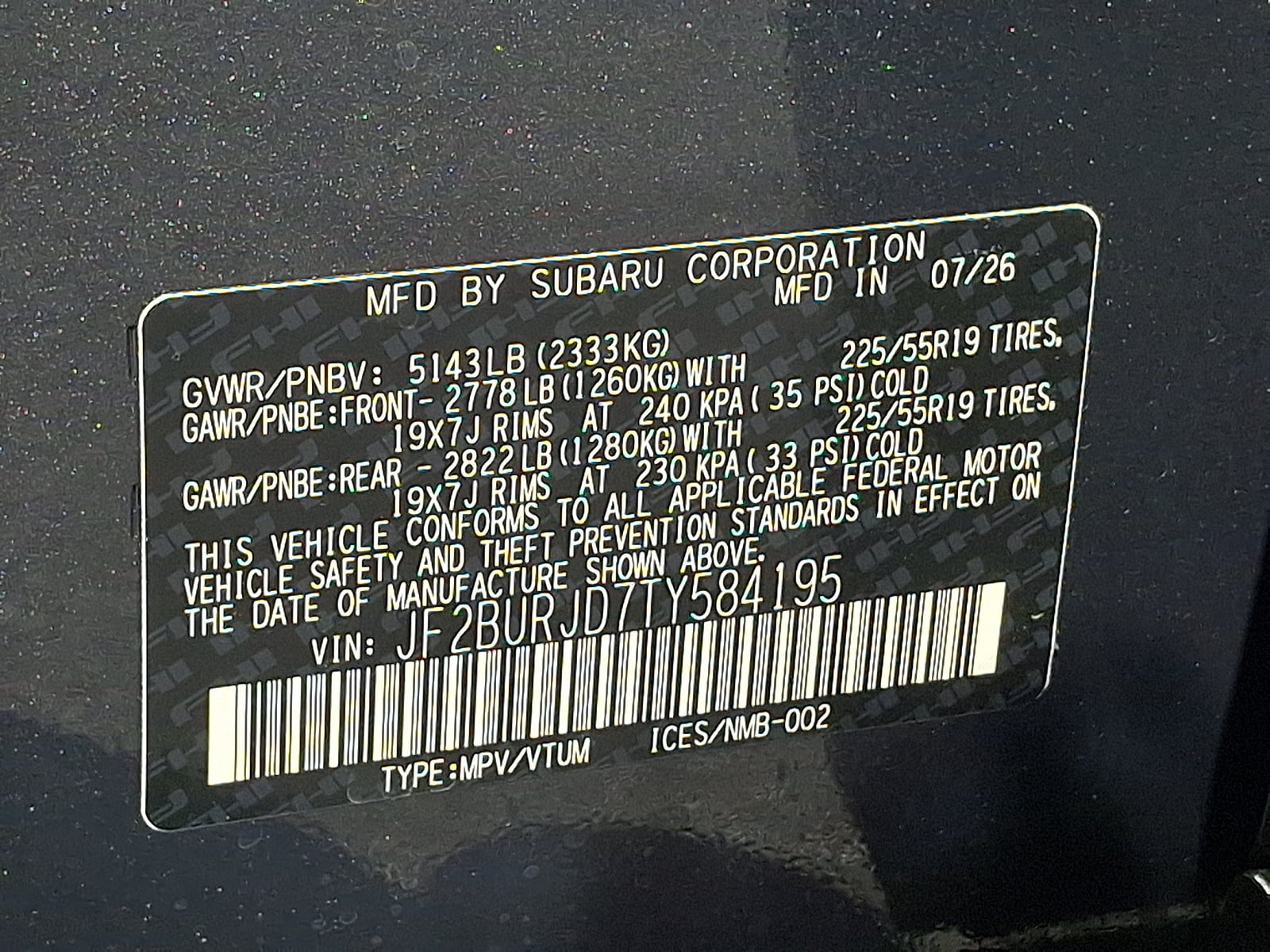 New 2026 Subaru Outback Touring XT AWD/4WD image 19