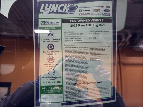 Used 2022 RAM 1500 Big Horn AWD/4WD image 35