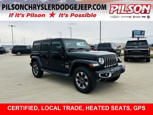 Used 2019 Jeep Wrangler Unlimited Sahara AWD/4WD image 1