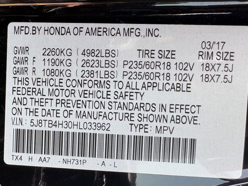 Used 2017 Acura RDX AWD image 16