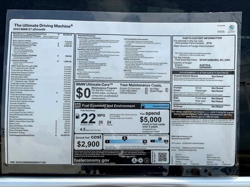 Used 2025 BMW X7 xDrive40i image 22