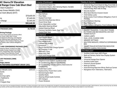 New 2026 GMC Sierra EV Elevation w/ Premium Package image 4