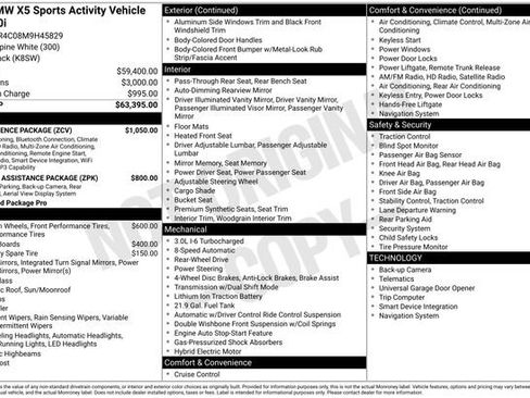 Used 2021 BMW X5 sDrive40i w/ Convenience Package image 48