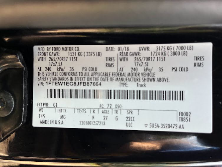 Used 2018 Ford F150 XLT AWD/4WD image 7
