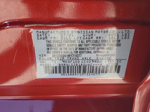 Certified 2021 Nissan Sentra SR w/ SR Premium Package image 26