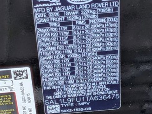 New 2026 Land Rover Range Rover Sport Dynamic SE image 17