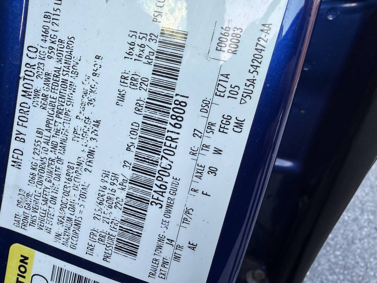 Used 2014 Ford Fusion S FWD image 27