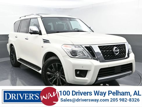 Used 2020 Nissan Armada Platinum w/ Captain's Chairs Package AWD/4WD image 1