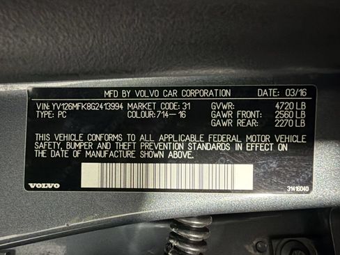 Used 2016 Volvo S60 T5 Premier w/ Convenience Package FWD image 22