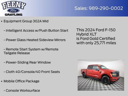 Used 2024 Ford F150 XLT w/ Equipment Group 302A MID AWD/4WD image 20