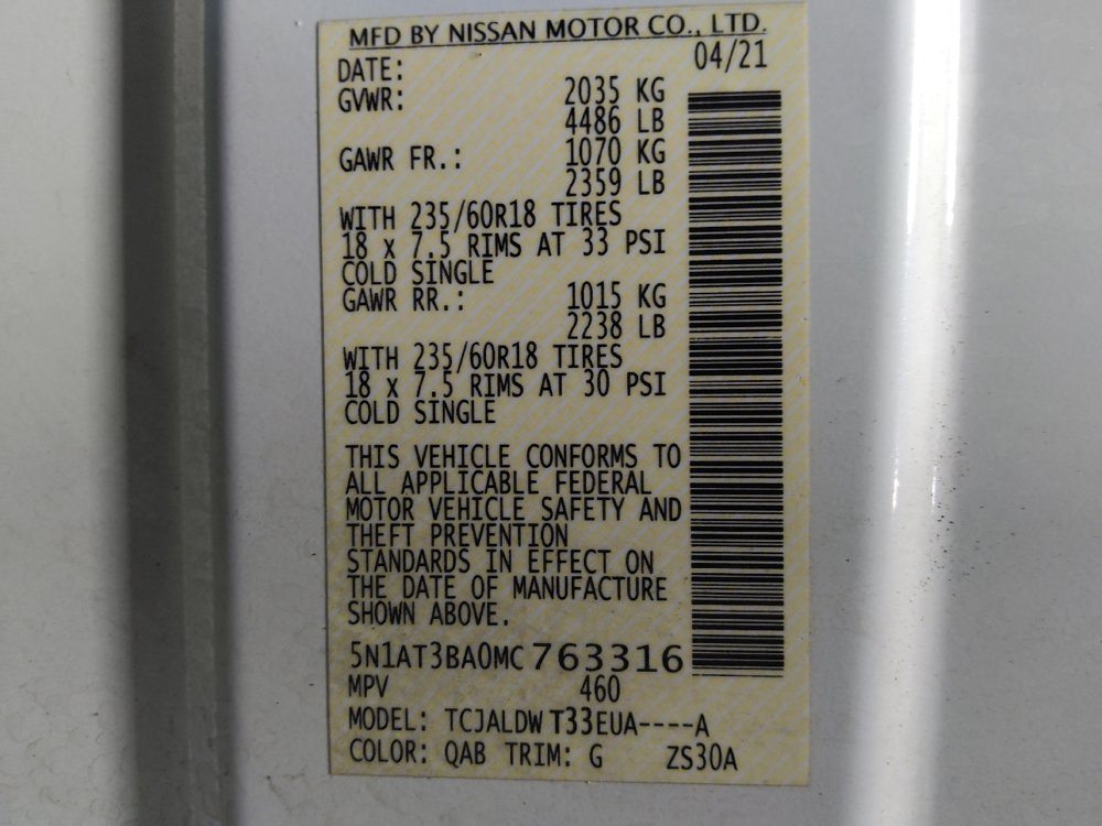 Used 2021 Nissan Rogue SV FWD image 33