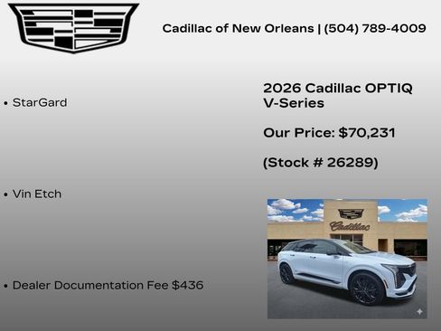 New 2026 Cadillac Optiq V AWD/4WD image 7