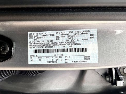 Used 2022 Ford F150 XLT w/ Equipment Group 302A High AWD/4WD image 31