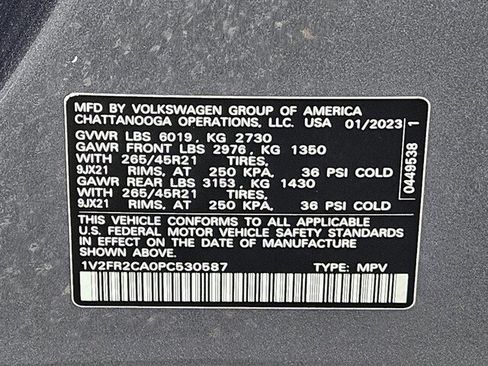 Certified 2023 Volkswagen Atlas SEL Premium AWD/4WD image 31