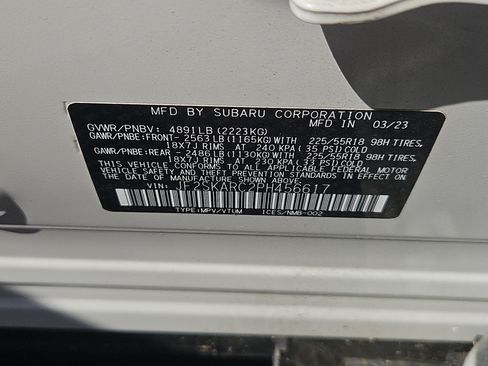 Certified 2023 Subaru Forester Touring AWD/4WD image 7