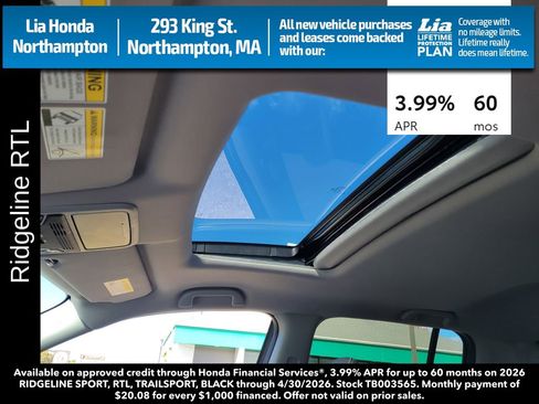 New 2026 Honda Ridgeline RTL image 16