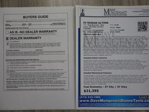 Used 2024 Nissan Altima 2.5 SR FWD image 23