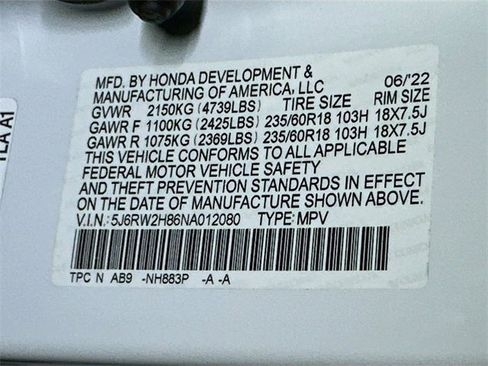 Used 2022 Honda CR-V EX-L image 15