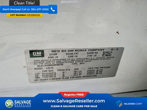 Used 2016 Buick Encore Convenience FWD image 17
