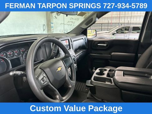 Used 2024 Chevrolet Silverado 1500 Custom w/ Turbomax Blackout Package RWD image 9