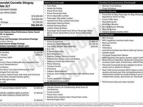 Used 2021 Chevrolet Corvette Stingray Preferred Conv w/ 2LT RWD image 2