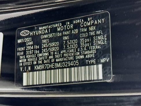Used 2021 Hyundai Palisade Calligraphy AWD/4WD image 35