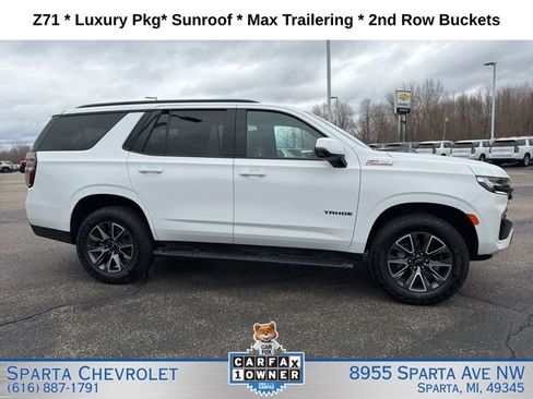 Used 2024 Chevrolet Tahoe Z71 w/ Luxury Package AWD/4WD image 2