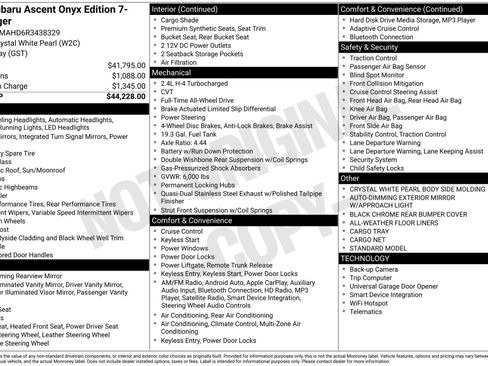 Used 2024 Subaru Ascent Onyx Edition image 5