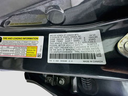 Used 2025 Honda Civic Sport image 12