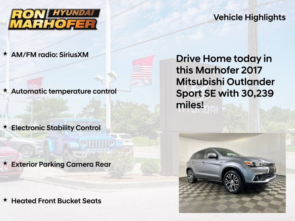 Used 2017 Mitsubishi Outlander Sport SE AWD/4WD image 13