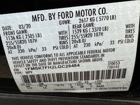 Used 2020 Ford Explorer Limited image 36