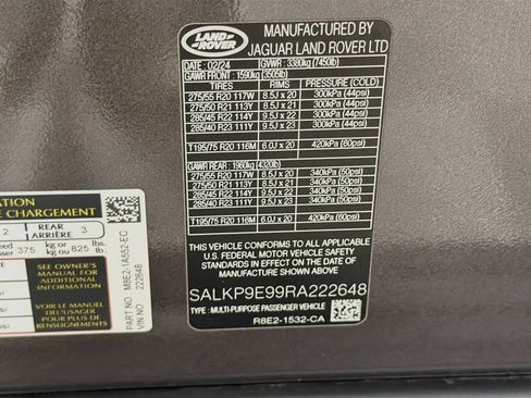 Certified 2024 Land Rover Range Rover SE AWD/4WD image 34