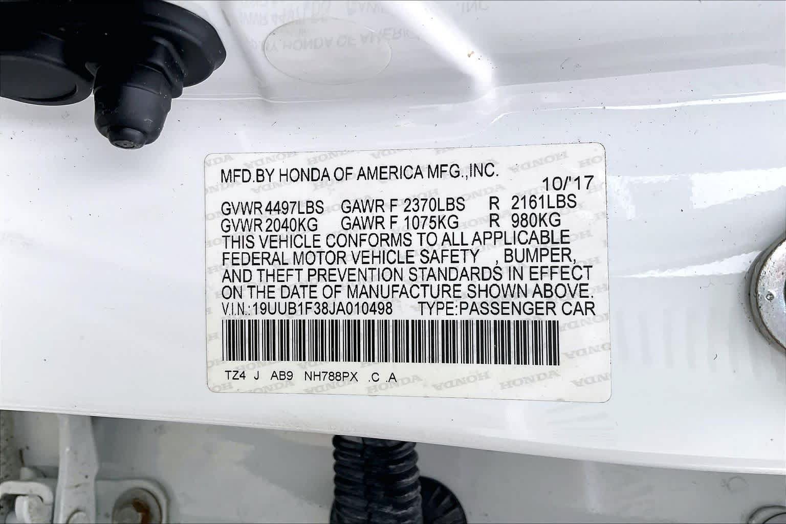 Certified 2018 Acura TLX FWD image 33