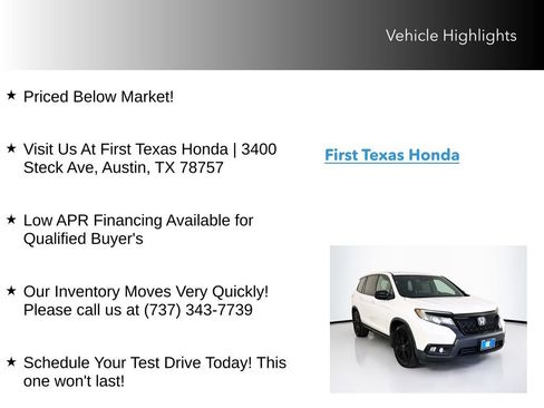 Used 2019 Honda Passport Sport image 10