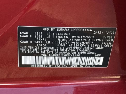 Used 2024 Subaru Crosstrek 2.5i Wilderness w/ Wilderness Package image 35