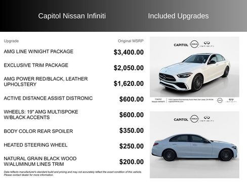 Used 2024 Mercedes-Benz C 300 4MATIC Sedan w/ AMG Line w/ Night Package image 8