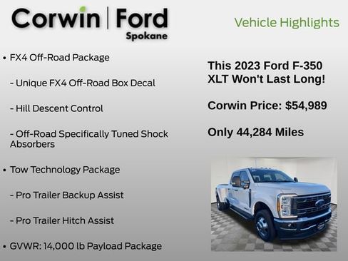 Used 2023 Ford F350 XLT w/ 360-Degree Camera Package image 7