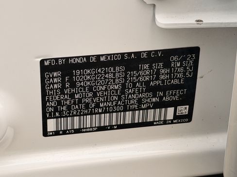 Certified 2024 Honda HR-V EX-L image 28