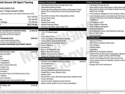 Used 2025 Buick Encore GX Sport Touring w/ Advanced Technology Package FWD image 3