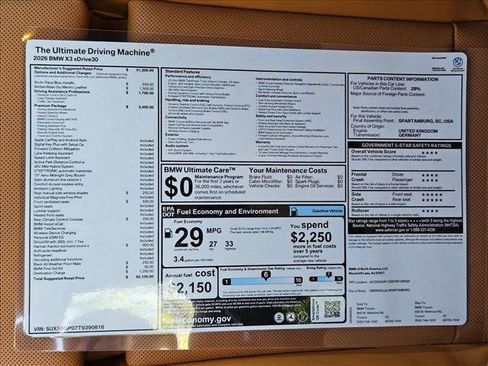 New 2026 BMW X3 xDrive30 image 20