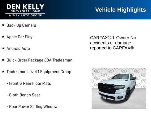 Used 2025 RAM 1500 Tradesman w/ Night Edition AWD/4WD image 6