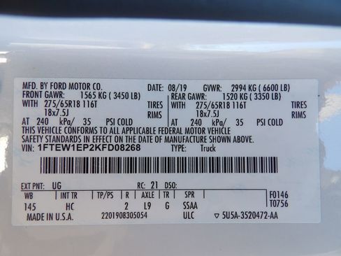 Used 2019 Ford F150 Lariat w/ Trailer Tow Package image 33