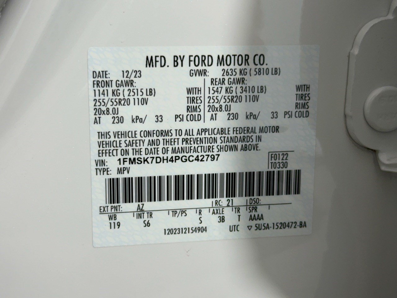 Used 2023 Ford Explorer XLT w/ Equipment Group 202A RWD image 32