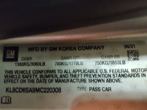 Used 2021 Chevrolet Spark LT image 33