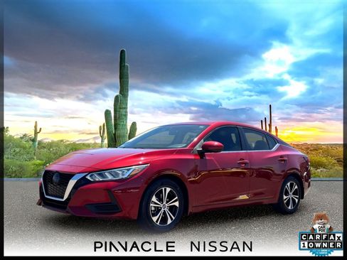 Certified 2021 Nissan Sentra SV FWD image 1