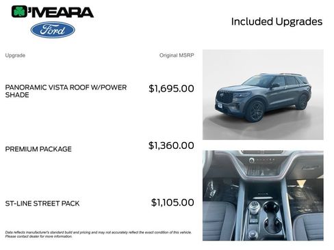 Used 2025 Ford Explorer ST-Line w/ Premium Package AWD/4WD image 4