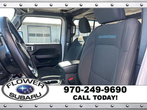 Used 2021 Jeep Wrangler Unlimited Rubicon 4xe w/ Cold Weather Group image 23